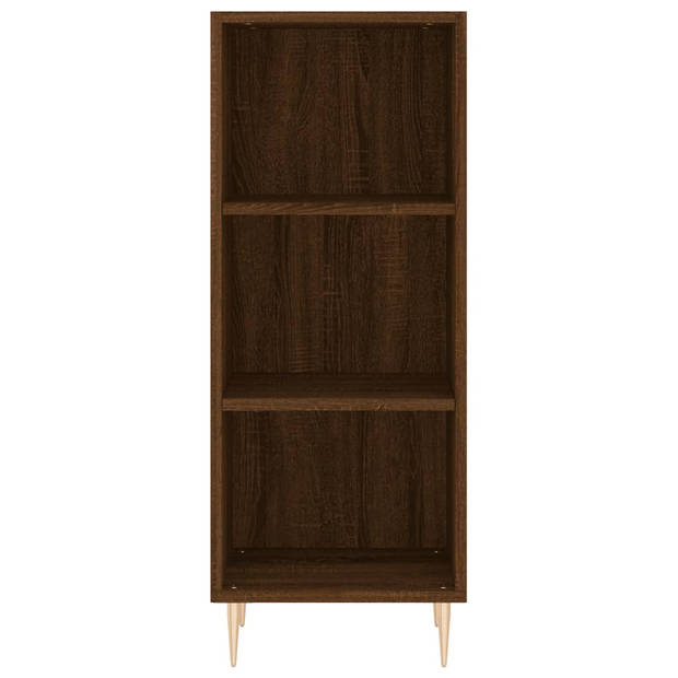 The Living Store Dressoir klassiek Bruineiken - 34.5x32.5x90 cm - Duurzaam bewerkt hout