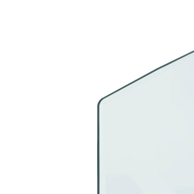 vidaXL Glasplaat openhaard 120x60 cm