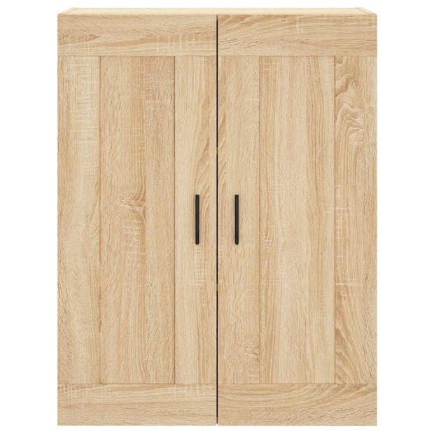 vidaXL Hoge kast 69,5x34x180 cm bewerkt hout sonoma eikenkleurig