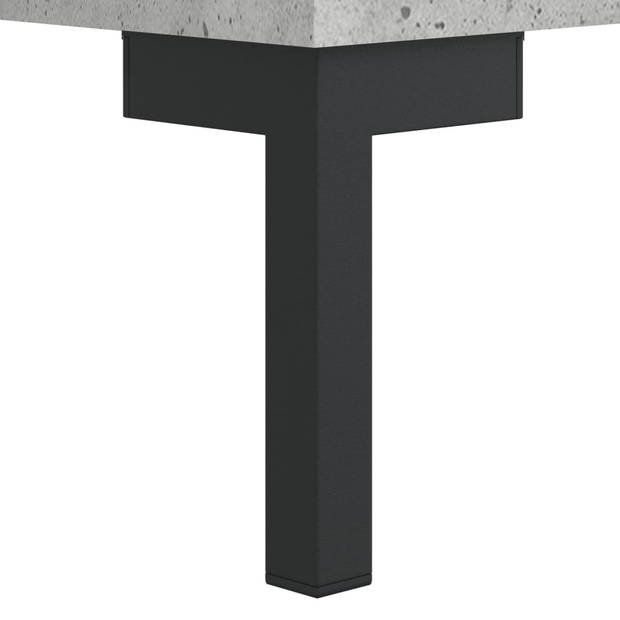 vidaXL Schoenenkast 60x35x105 cm bewerkt hout betongrijs