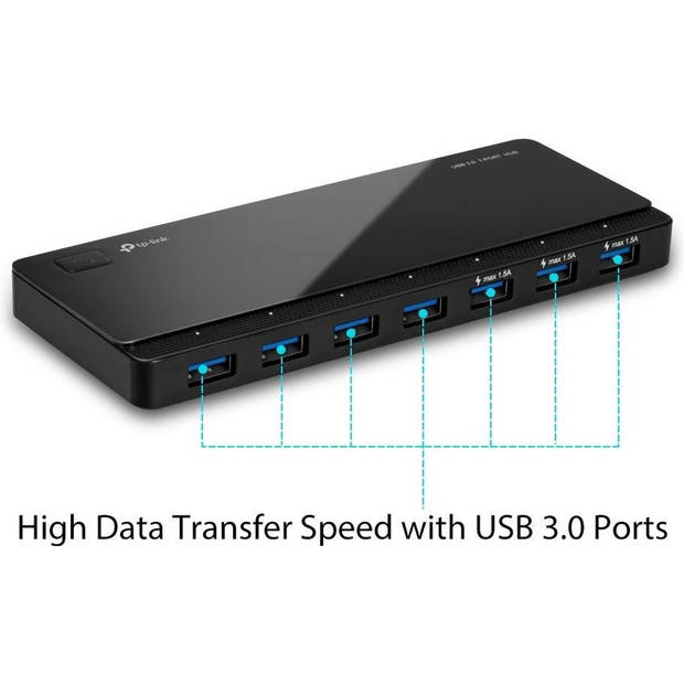 TP-Link UH700 - Hub - 7 poort USB 3.0