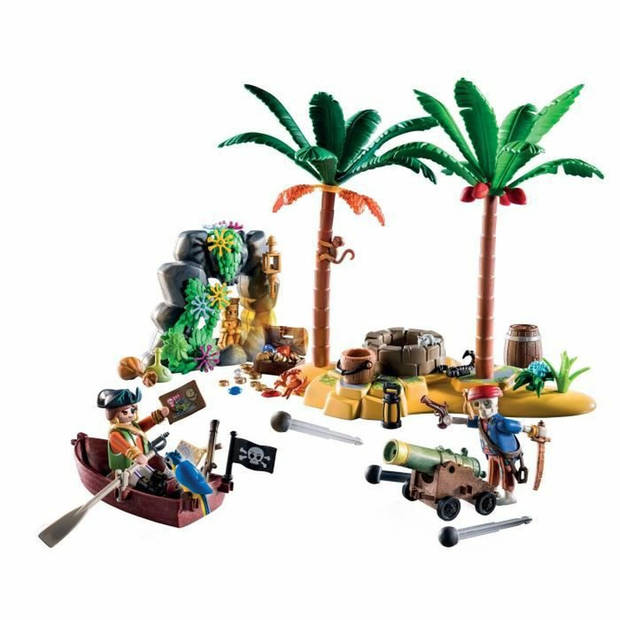 Playset Playmobil Pirates island - Treasure Island Adventure 70962 104 Onderdelen