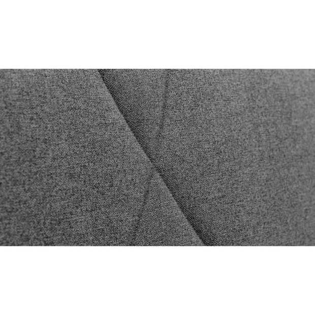 TUDOR hoofdeinde - Antraciet stof - L.162 x H.100 x D.7 cm
