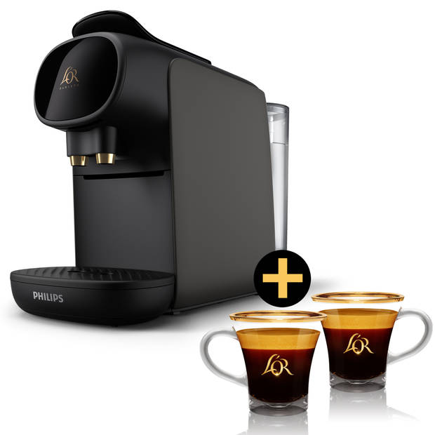 Philips L'OR Barista Sublime koffiecupmachine LM9012/21 + gratis 2 unieke L' OR Espresso glazen