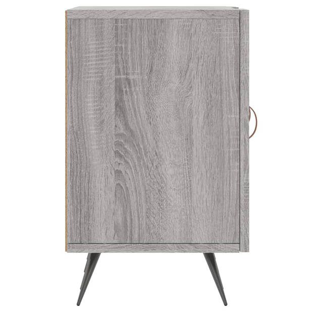 The Living Store TV-meubel - Sonoma Eiken - 150 x 30 x 50 cm - Bewerkt hout en ijzer