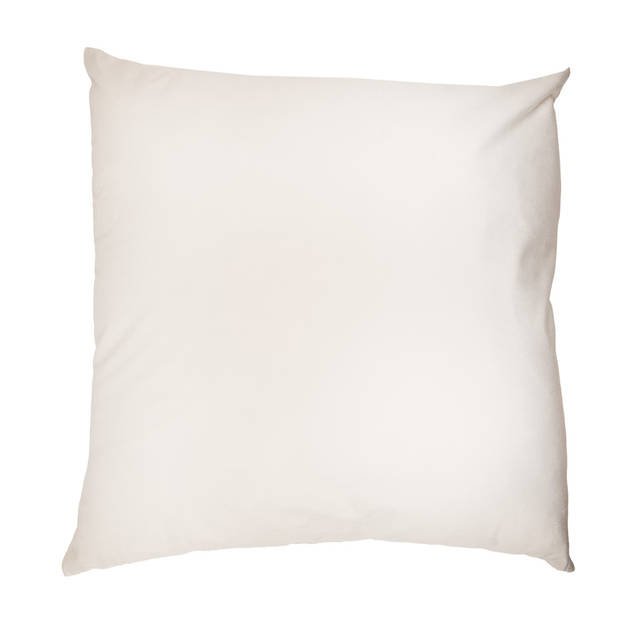 Clayre & Eef Kussenhoes 45x45 cm Wit Polyester Sierkussenhoes Wit Sierkussenhoes