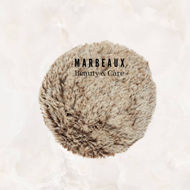MARBEAUX Handwarmers - Magnetron - Herbruikbaar - Pittenzak - Bruin - Faux - Fur