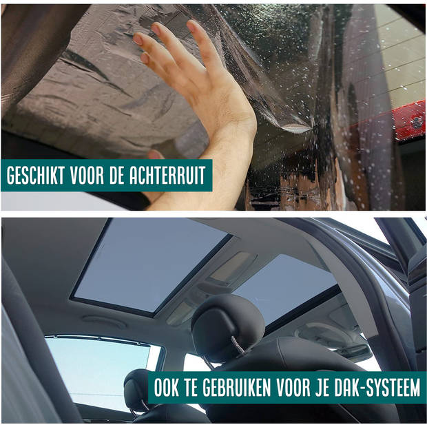 Auto Raamfolie HR++ 75x300 - Tint Folie 10% Zonwerende Auto Folie - Verduisterend