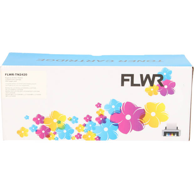 FLWR Brother TN-2420 zwart toner