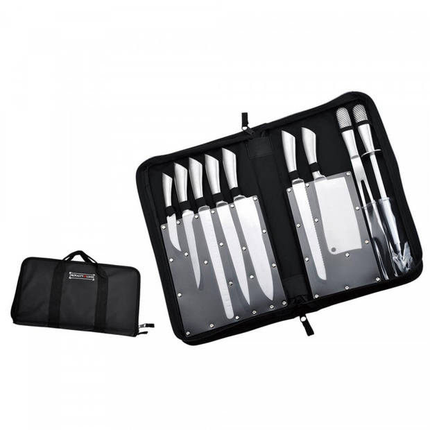 Messen Set Royalty Line Zilverkleurig Roestvrij staal 21 x 41 x 1 cm