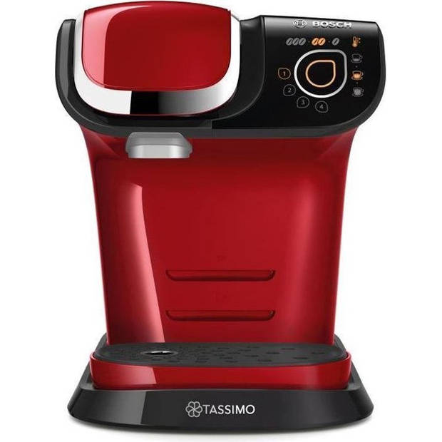 Bosch TAS6503 Tassimo koffiemachine voor meerdere dranken - watertank 1,3 L - automatische uitschakeling - rood