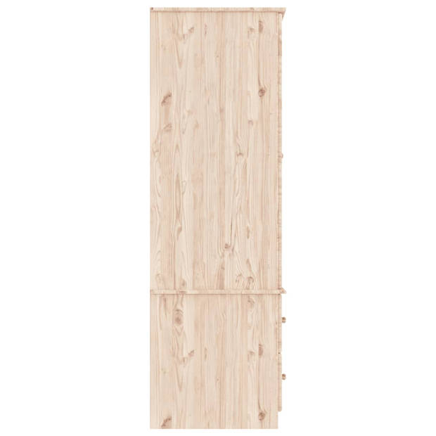 vidaXL Kledingkast ALTA 90x55x170 cm massief grenenhout