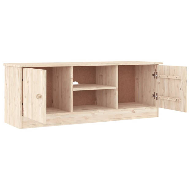 vidaXL TV-meubel ALTA 112x35x41 cm massief grenenhout