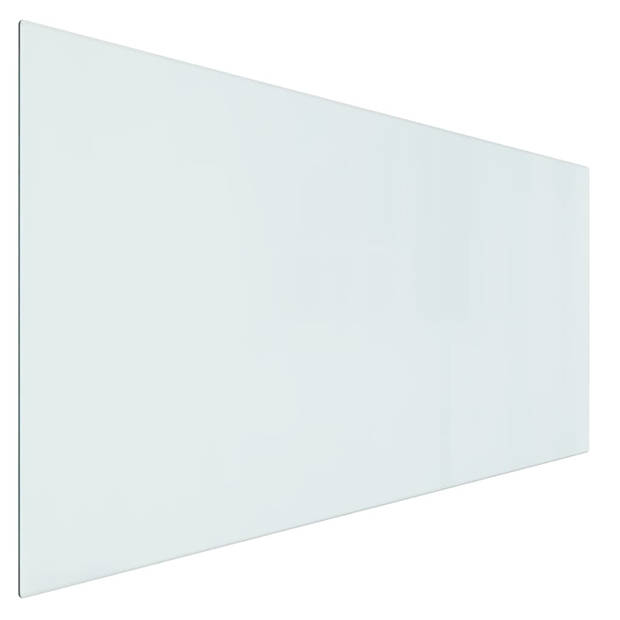 vidaXL Glasplaat openhaard rechthoekig 120x60 cm