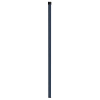 vidaXL Schuttingpalen 10 st 150 cm gegalvaniseerd staal grijs