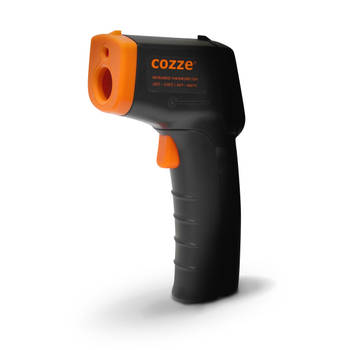 Cozze - Thermometer Infrarood tot 530 Graden - Kunststof - Zwart