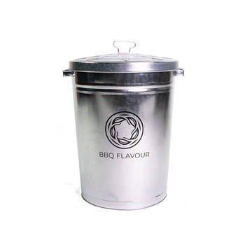 Yakiniku - BBQ Flavour Accessoire Houtskool Opbergbox 80 liter - Metaal - Grijs