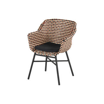 Hartman - Delphine Din.Chair Coral Stoel Rood