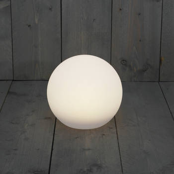 Anna's Collection Solar bol lamp - kunststof - D20 cm - warm wit - tuinverlichting - Lantaarns