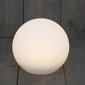 Anna's Collection Solar bol lamp - kunststof - D30 cm - warm wit - tuinverlichting - Lantaarns