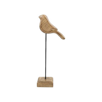 Mars & More Houten vogel op standaard 'Torre' S