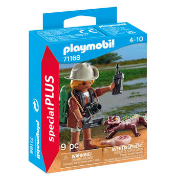 Playmobil Special plus Researcher with young caiman