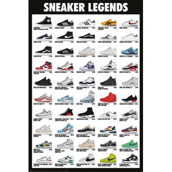 Poster Sneaker Legends 61x91,5cm