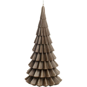 Rustik lys buitenkaars kerstboom xl cognac