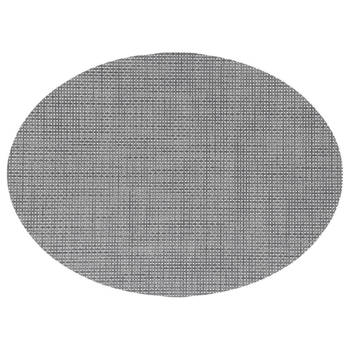 Ovale placemat Maoli taupe kunststof 48 x 35 cm - Placemats