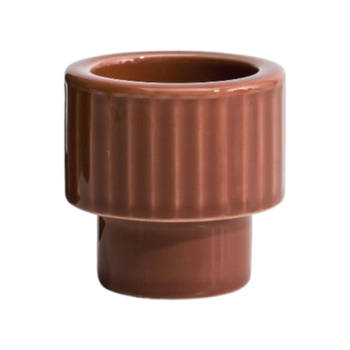 Sagaform Eierdopje en waxinelichthouder 'Coffee & More' Terracotta