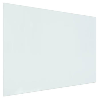 vidaXL Glasplaat openhaard rechthoekig 80x60 cm