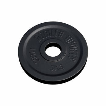 Gorilla Sports Gewichtsschijf - Olympisch - Halterschijf - 15 kg - Gietijzer