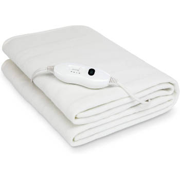 Sinnlein® warmteonderdeken, wit, 190 x 80 cm, 3 temperatuurniveaus, wasbaar tot 40 °C