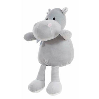 Knuffel Grijs Zacht Nijlpaard 30 cm