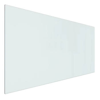 vidaXL Glasplaat openhaard rechthoekig 100x50 cm