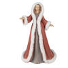 Clayre & Eef Beeld Vrouw 40 cm Rood Polyresin Kerstfiguren Rood Kerstfiguren