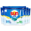 SUN - All-in One Lemon Vaatwascapsules - Oplosbare Tabletfolie - Voordeelverpakking 160 stuks - Krachtige Reiniging