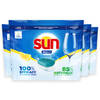 Sun - All-in One Lemon - 100% oplosbare tabletfolie - 4 x 40 stuks -160 vaatwastabletten - Voordeelverpakking