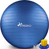 Fitnessbal, yogabal met pomp - diameter 75 cm - IndigoBlue