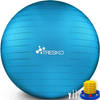 Yogabal Blauw 75 cm, Trainingsbal, Pilates, gymbal