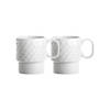 Sagaform Koffiemok 'Coffee & More' Wit, 2pack