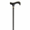 Classic Canes Verstelbare Wandelstok - Zwart - Aluminium - Derby Handvat - Lengte 71 - 93 cm