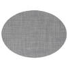 Ovale placemat Maoli taupe kunststof 48 x 35 cm - Placemats