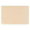 Rechthoekige placemat PU-leer/ leer look beige 45 x 30 cm - Placemats