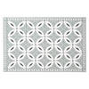 Rechthoekige placemat mozaiek grijs vinyl 45 x 30 cm - Placemats