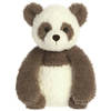 Aurora Eco Nation Pluche knuffeldier panda beer - grijs/wit - 27 cm - bosdieren thema - Knuffeldier