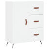 The Living Store Dressoir Scandinavisch - 69.5 x 34 x 90 cm - Wit