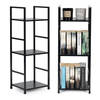 Modern Home industriële loft stijl boekenkast met 3 planken - 80 x 29 x 23,5 cm - Bruin