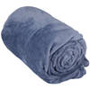 Arti Casa Fleece Deken 150 x 200 CM - Fleece Plaid - 1-Persoons Plaid Deken - Blauw - Fleece/Polyester