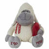 Knuffel Amour 38 cm Hart Schaap